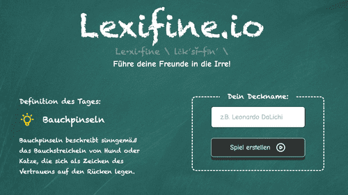 Lexifine - Führe deine Freunde in die Irre